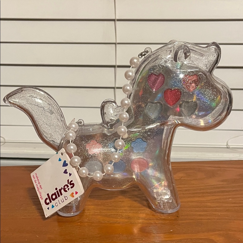 Claire's Clear Unicorn Make Up Set